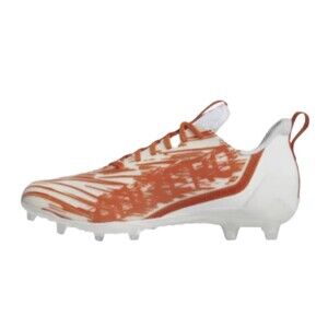 NEW Adidas Adizero White Team Orange Football Cleats GZ6913 Men’s Size 12